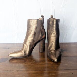 Vince Camuto Bronze Ankle Boots